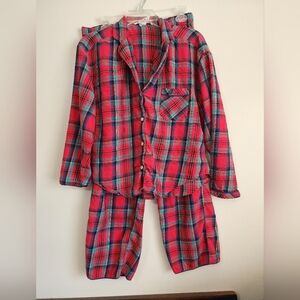 Victoria Secret Christmas Womens Pajamas - Red and Blue